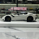 BBR Ferrari 2015 F12tdf Bianco Avus Italian Flag 1:18 – Modello in resina da collezione