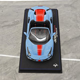 BBR Ferrari 2018 488 Pista Spider Azzurro La Plata 1:18 – Resina modello in resina collezionabile
