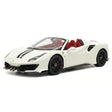 BBR Ferrari 2018 488 Pista Spider Bianco Avus 1:18 – Resina modello in resina collezionabile
