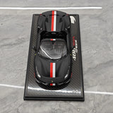 BBR Ferrari 2018 488 Pista Spider Nero Daytona 1:18 – Resina modello in resina collezionabile