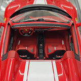 BBR Ferrari 2018 488 Pista Spider Rosso Corsa White Livery 1:18 – Modello in resina collezionabile
