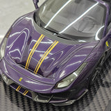 BBR Ferrari 2018 488 Pista Spider Viola Hong Kong 1:18 – Modello in resina collezionabile
