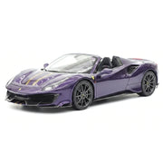 BBR Ferrari 2018 488 Pista Spider Viola Hong Kong 1:18 – modellino auto da collezione in resina