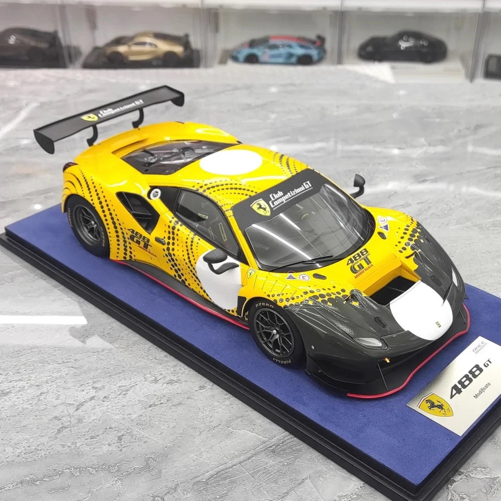 [Look Smart] 1:18 Ferrari 2020 488 GT Modificata Model Car Resin