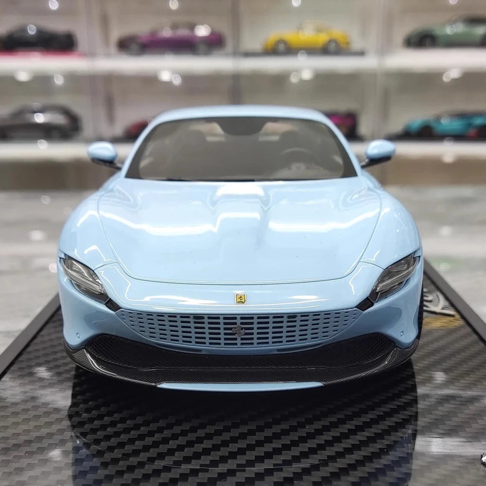 [BBR] 1:18 Ferrari 2020 Roma Blue Model Car Resin