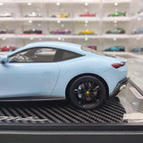 [BBR] 1:18 Ferrari 2020 Roma Blue Model Car Resin