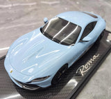 [BBR] 1:18 Ferrari 2020 Roma Blue Model Car Resin