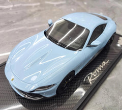 [BBR] 1:18 Ferrari 2020 Roma Blue Model Car Resin