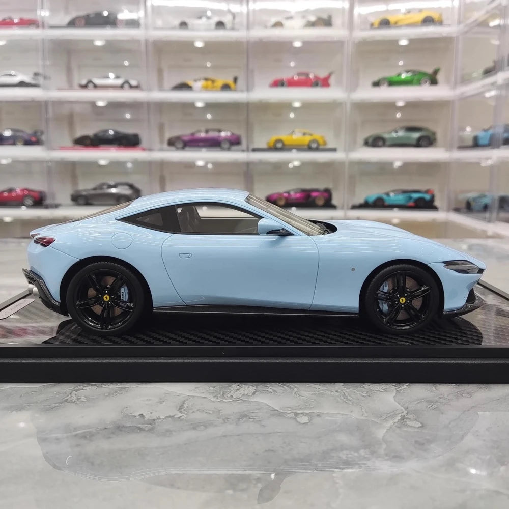 [BBR] 1:18 Ferrari 2020 Roma Blue Model Car Resin