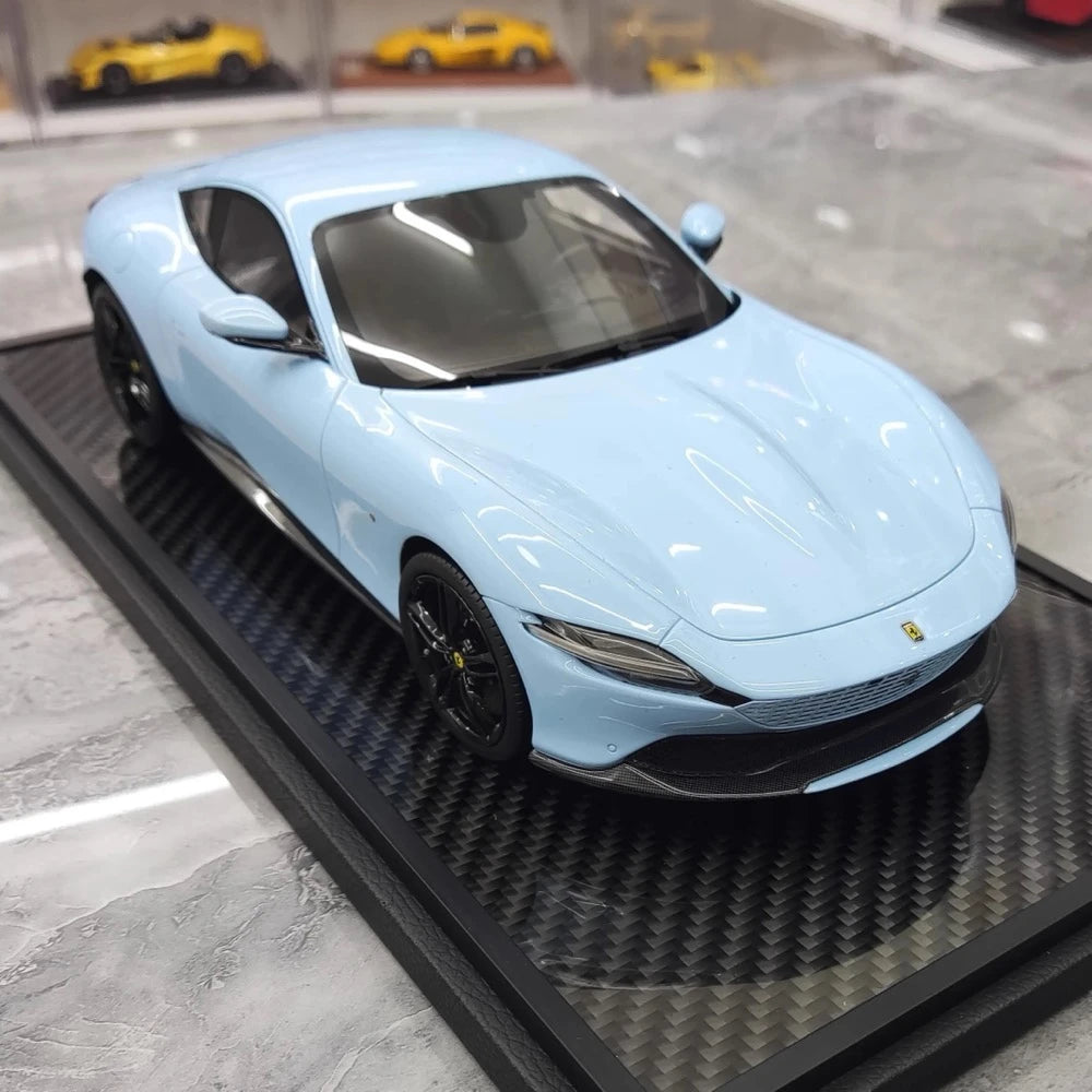 [BBR] 1:18 Ferrari 2020 Roma Blue Model Car Resin