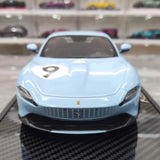 [BBR] 1:18 Ferrari 2020 Roma sininen No.9 pienoismalli Hartsi