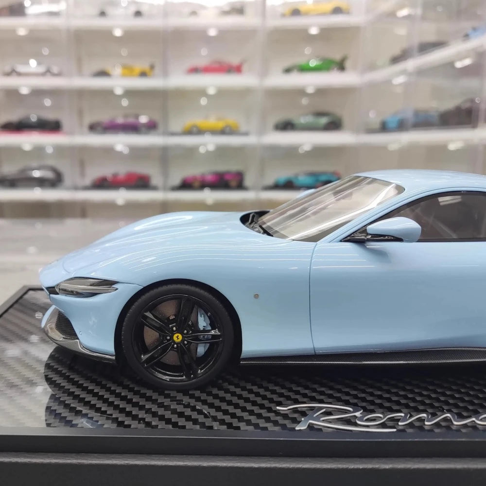 [BBR] 1:18 Ferrari 2020 Roma Blue Model Car Resin