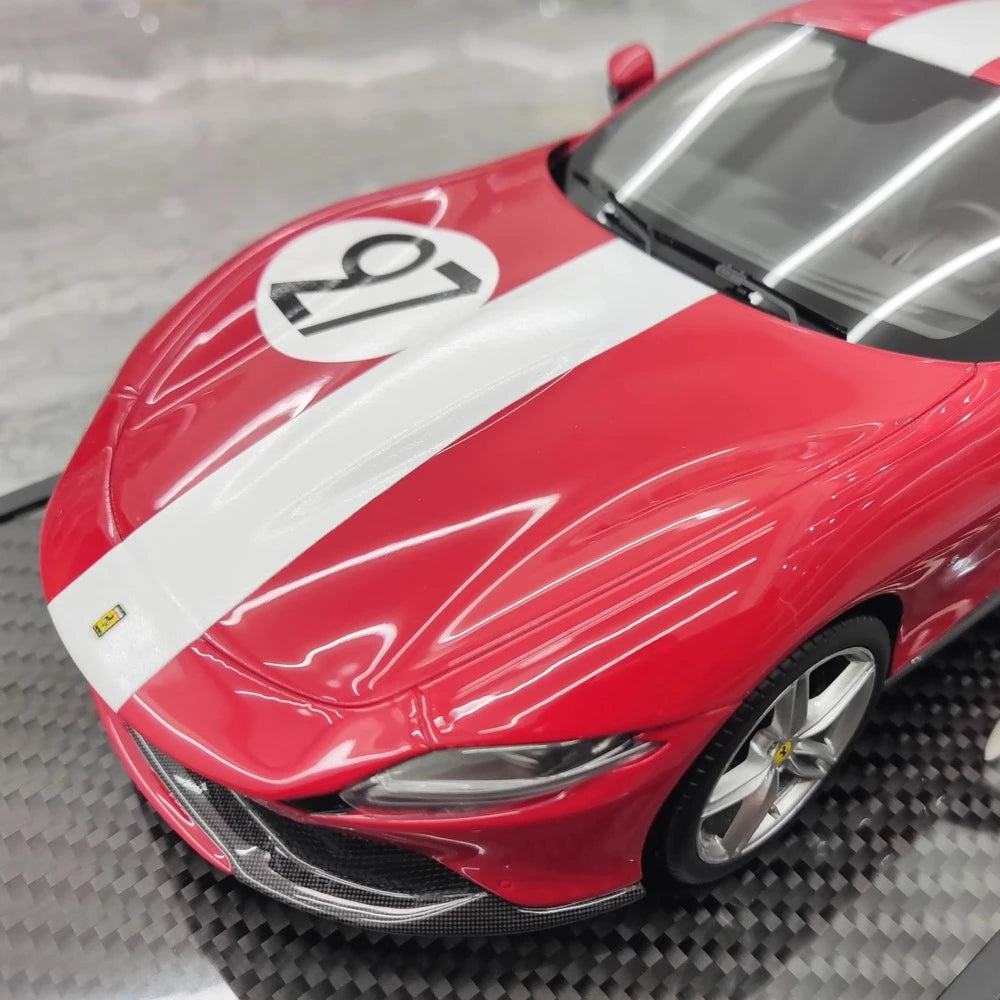 [BBR] 1:18 Ferrari 2020 Roma Red No.27 Model Car Resin
