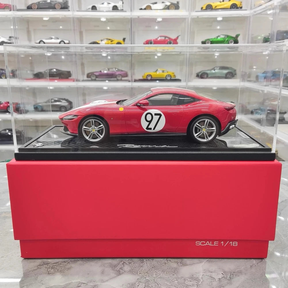 [BBR] 1:18 Ferrari 2020 Roma Red No.27 Model Car Resin