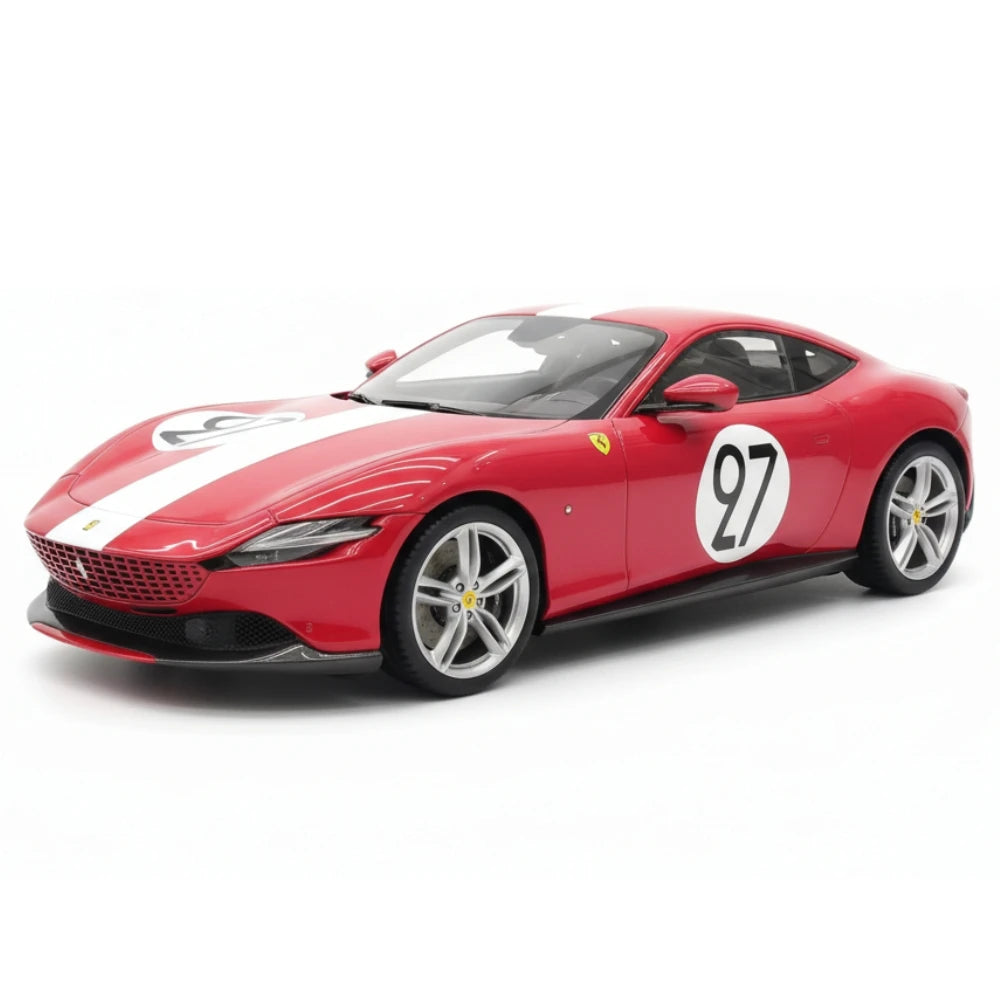 [BBR] 1:18 Ferrari 2020 Roma Red No.27 Model Car Resin