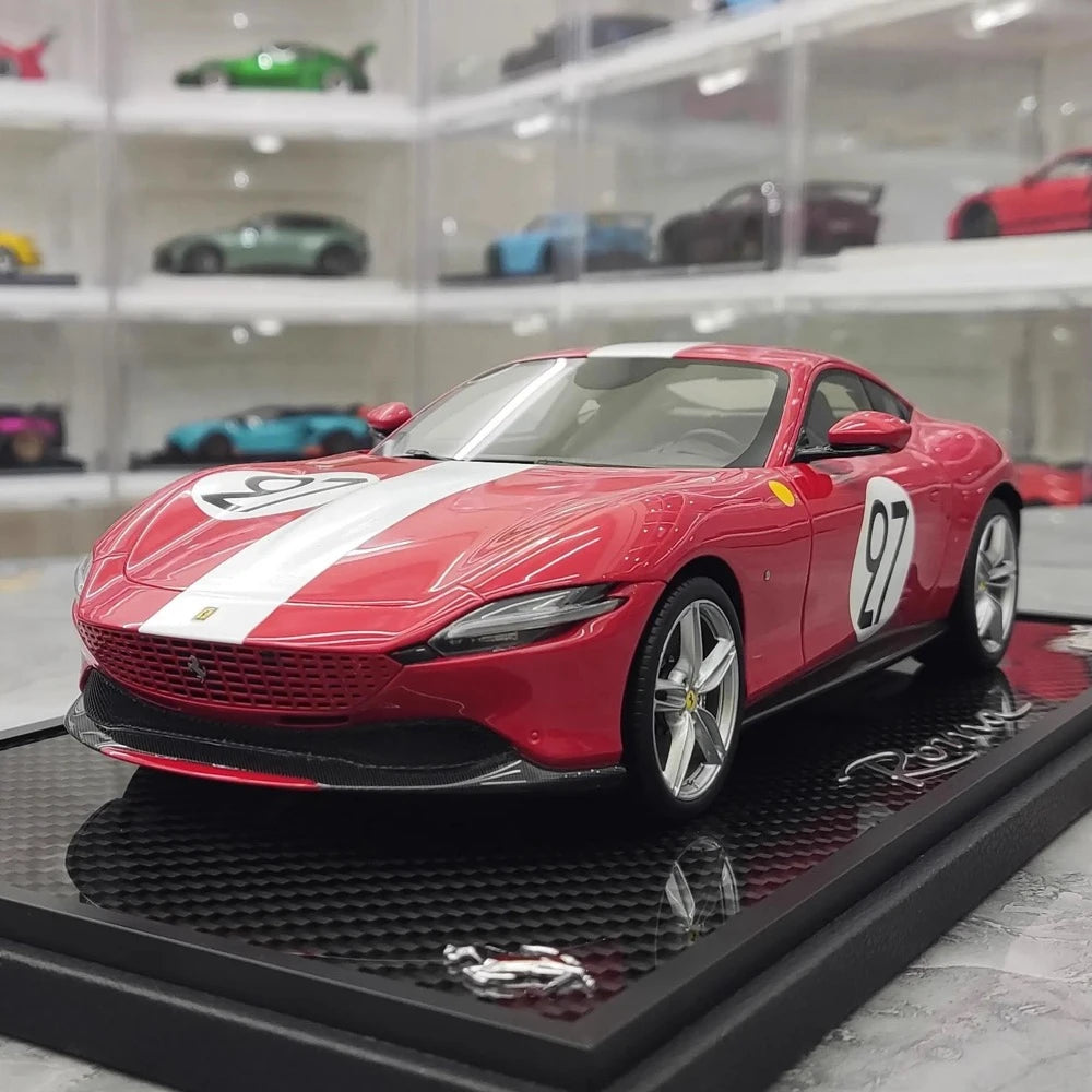 [BBR] 1:18 Ferrari 2020 Roma Red No.27 Model Car Resin