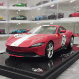 [BBR] 1:18 Ferrari 2020 Roma Red No.27 Model Car Resin