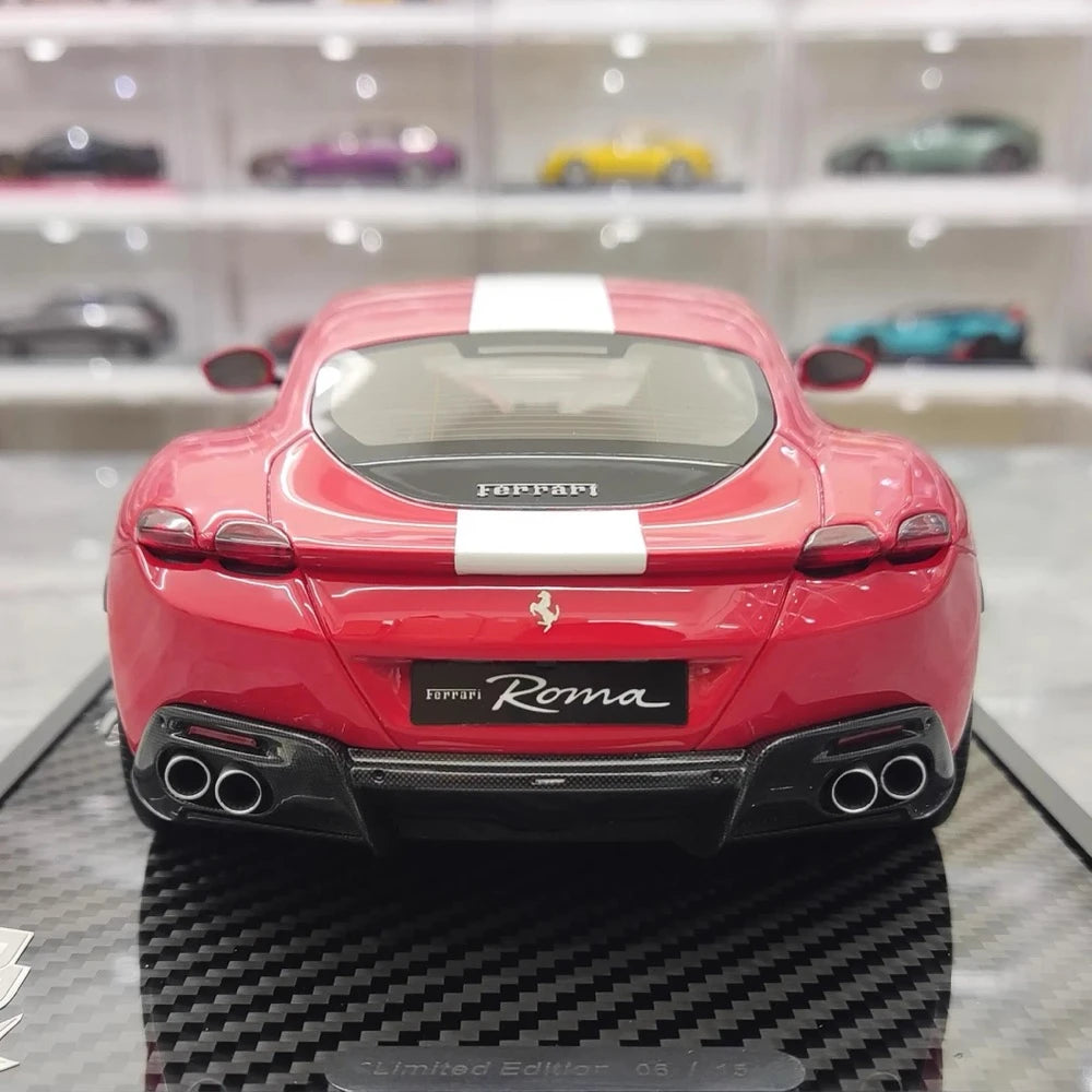 [BBR] 1:18 Ferrari 2020 Roma Red No.27 Model Car Resin