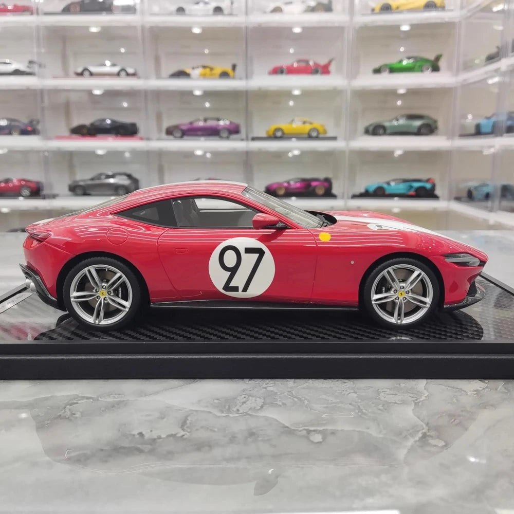 [BBR] 1:18 Ferrari 2020 Roma Red No.27 Model Car Resin