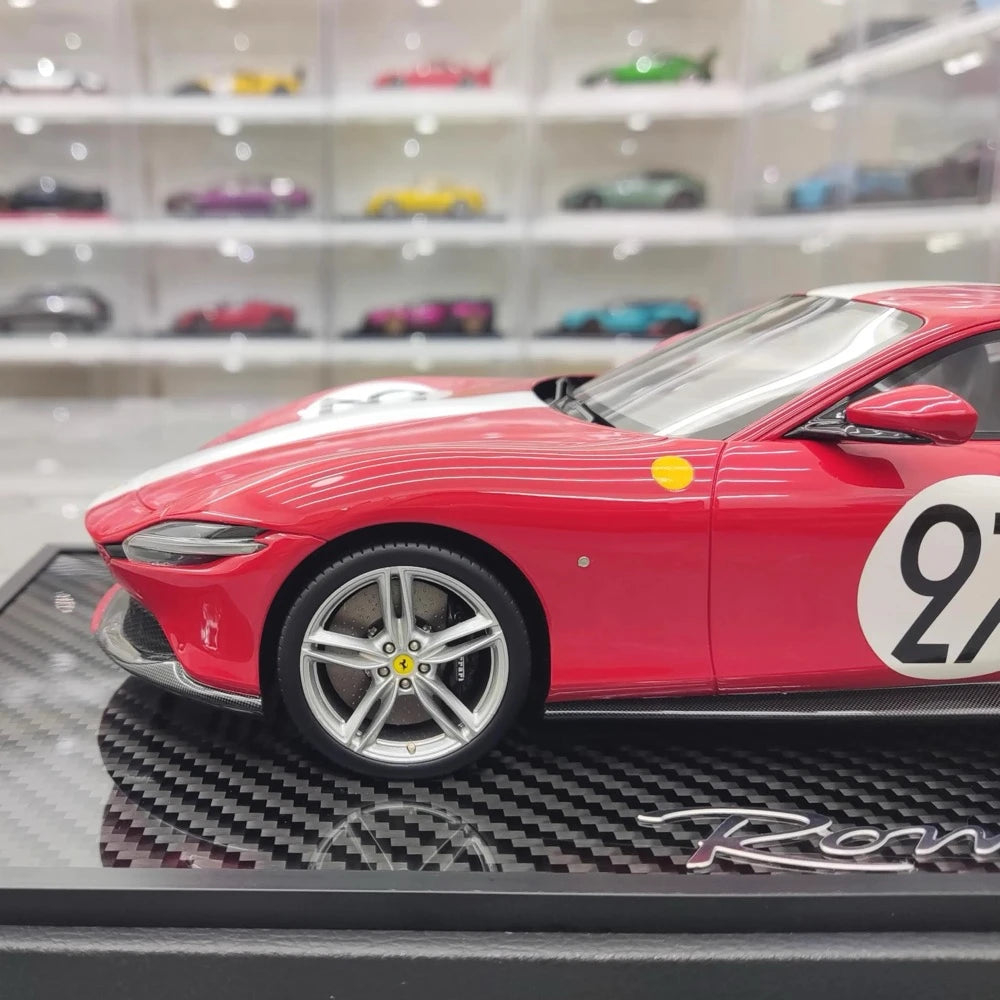 [BBR] 1:18 Ferrari 2020 Roma Red No.27 Model Car Resin