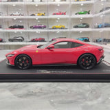 [BBR] 1:18 Ferrari 2020 Roma röd modellbil harts