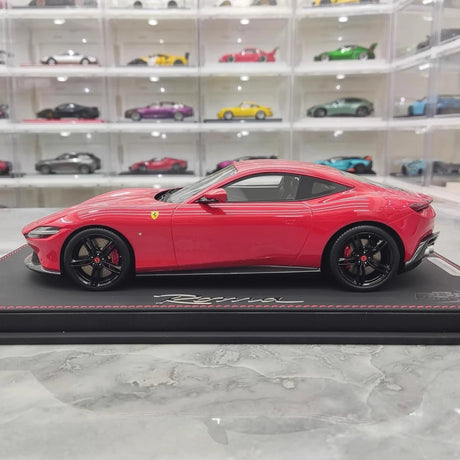 [BBR] 1:18 Ferrari 2020 Roma röd modellbil harts