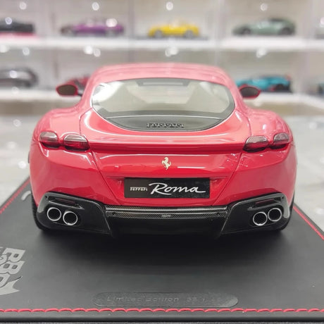 [BBR] 1:18 Ferrari 2020 Roma röd modellbil harts