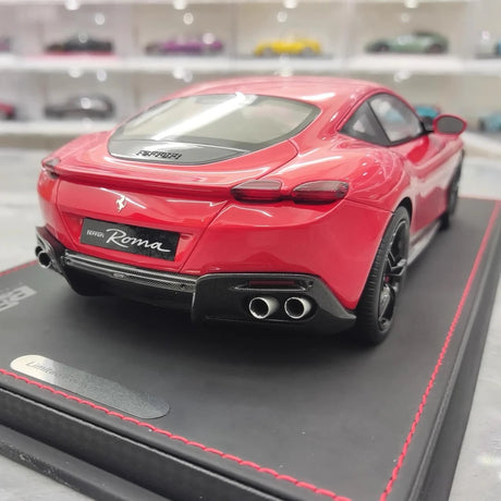 [BBR] 1:18 Ferrari 2020 Roma röd modellbil harts