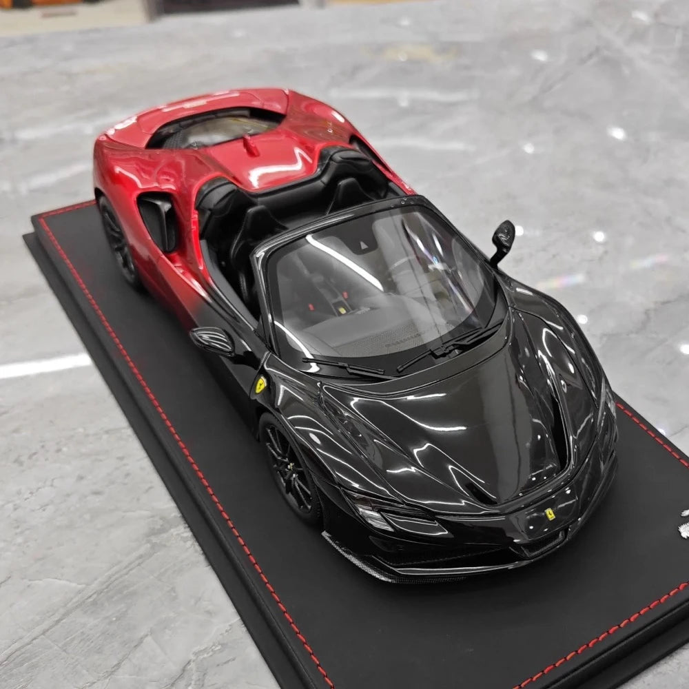 [BBR] 1:18 Ferrari 2020 SF90 Spider Black Red Gradient Model Car Resin