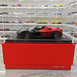 [BBR] 1:18 Ferrari 2020 SF90 Spider Black Red Gradient Model Car Resin