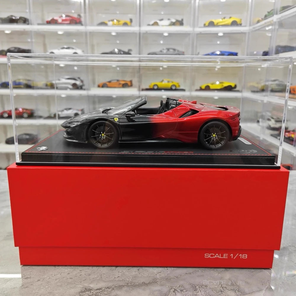 [BBR] 1:18 Ferrari 2020 SF90 Spider Black Red Gradient Model Car Resin