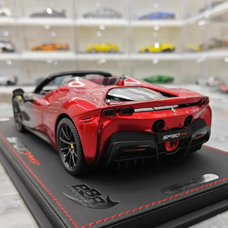 [BBR] 1:18 Ferrari 2020 SF90 Spider Black Red Gradient Model Car Resin