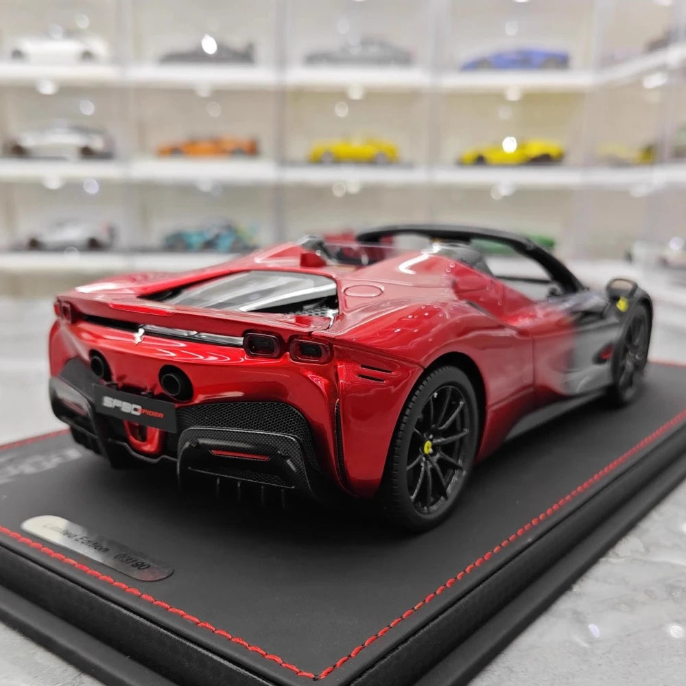 [BBR] 1:18 Ferrari 2020 SF90 Spider Black Red Gradient Model Car Resin