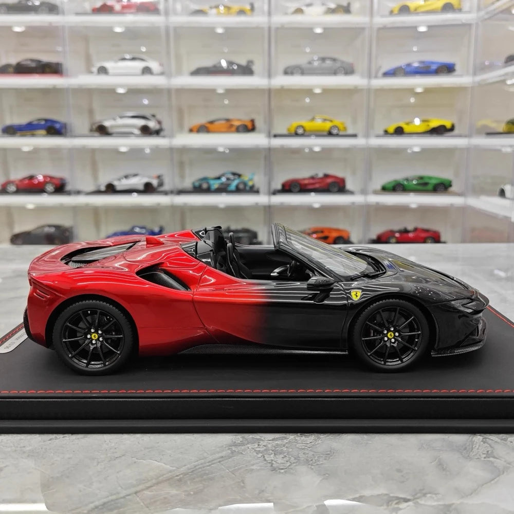 [BBR] 1:18 Ferrari 2020 SF90 Spider Black Red Gradient Model Car Resin