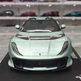 [BBR] 1:18 Ferrari 2021 812 Competizione A Blue Model Car Resin