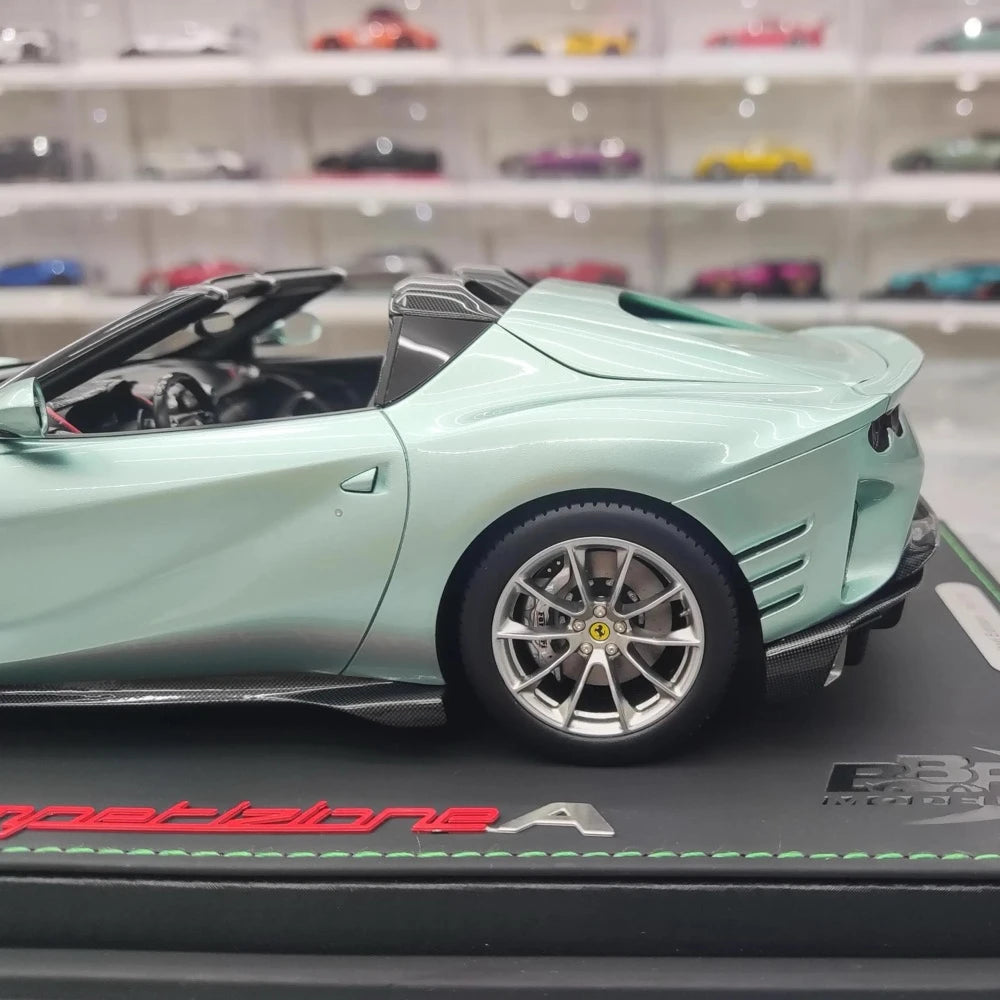 [BBR] 1:18 Ferrari 2021 812 Competizione A Blue Model Car Resin