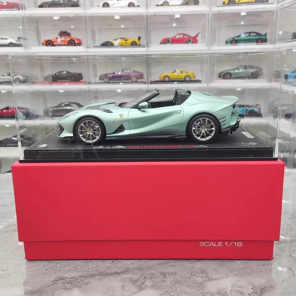 [BBR] 1:18 Ferrari 2021 812 Competizione A Blue Model Car Resin
