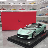 [BBR] 1:18 Ferrari 2021 812 Competizione A Blue Model Car Resin