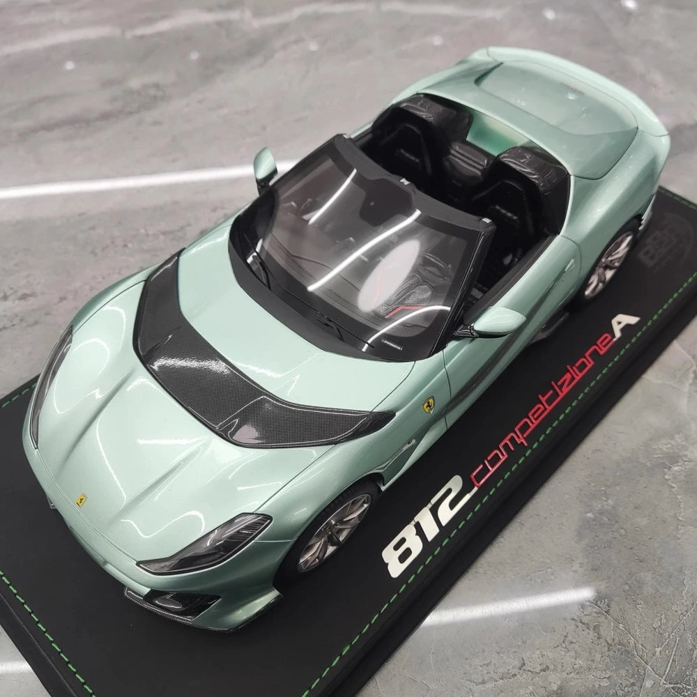 [BBR] 1:18 Ferrari 2021 812 Competizione A Blue Model Car Resin