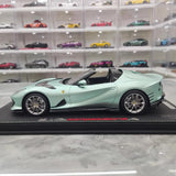 [BBR] 1:18 Ferrari 2021 812 Competizione A Blue Model Car Resin