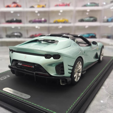 [BBR] 1:18 Ferrari 2021 812 Competizione A blå modellbil resin