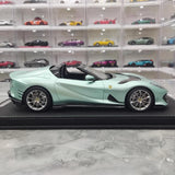[BBR] 1:18 Ferrari 2021 812 Competizione A Blue Model Car Resin