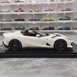 [BBR] 1:18 Ferrari 2021 812 Competizione A White Model Car Resin