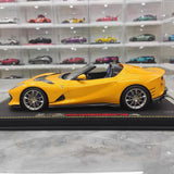 [BBR] 1:18 Ferrari 2021 812 Competizione A Yellow Model Car Resin