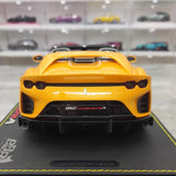 [BBR] 1:18 Ferrari 2021 812 Competizione A Yellow Model Car Resin