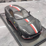 [BBR] 1:18 Ferrari 2021 812 Competizione Black Model Car Resin