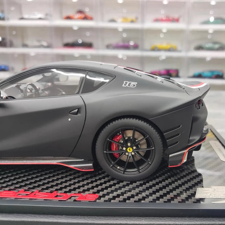 [BBR] 1:18 Ferrari 2021 812 Competizione Black Model Car Resin