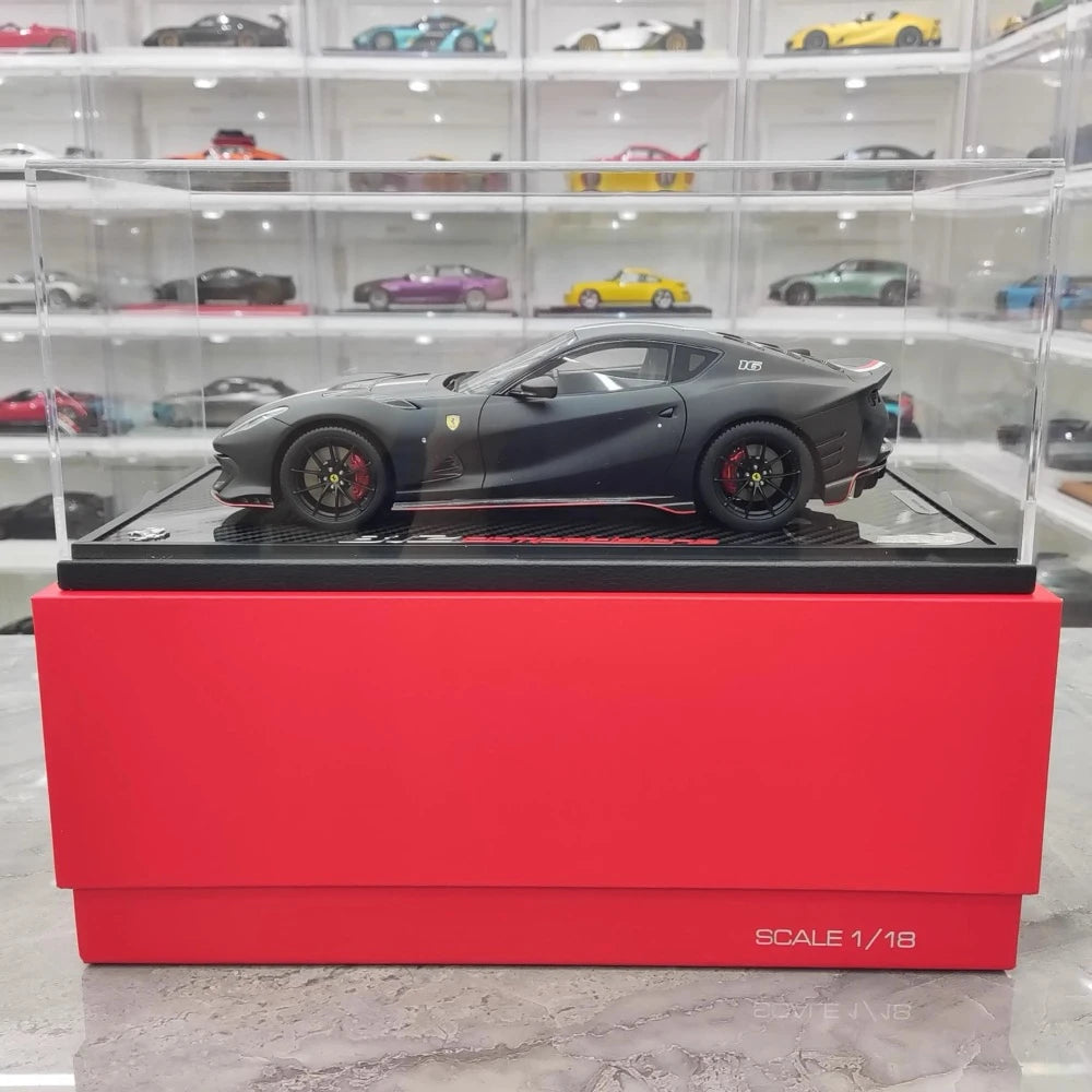 [BBR] 1:18 Ferrari 2021 812 Competizione Black Model Car Resin