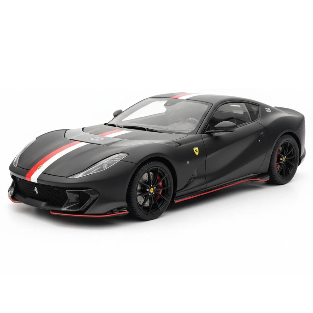 [BBR] 1:18 Ferrari 2021 812 Competizione Black Model Car Resin