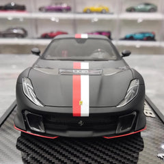 [BBR] 1:18 Ferrari 2021 812 Competizione Black Model Car Resin